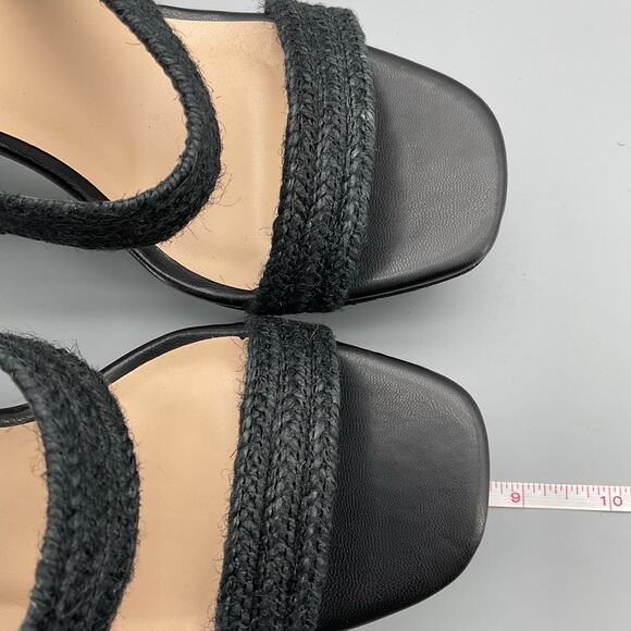 NEW Journee Collection Women’s Sienne Block Heel Sandals Black Size 8 - Picture 7 of 10